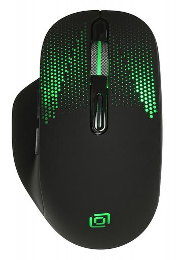 Мышь Оклик 636LWC черный оптическая (2400dpi) беспроводная USB/USB-C (6but) фото 5