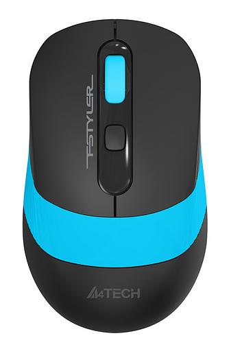 Мышь A4Tech Fstyler FG10S черный/синий оптическая (2000dpi) silent беспроводная USB (4but) фото 1