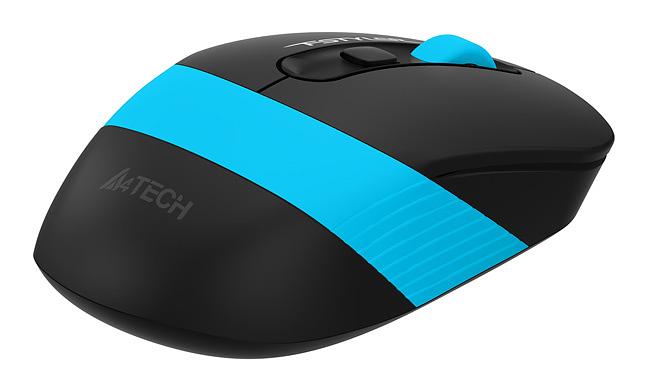Мышь A4Tech Fstyler FG10S черный/синий оптическая (2000dpi) silent беспроводная USB (4but) фото 4