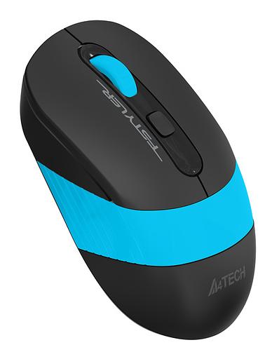 Мышь A4Tech Fstyler FG10S черный/синий оптическая (2000dpi) silent беспроводная USB (4but) фото 5
