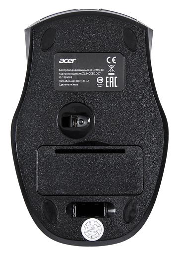 Мышь Acer OMR030 черный оптическая (1600dpi) беспроводная USB (3but) фото 2