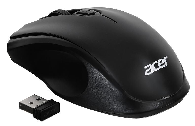 Мышь Acer OMR030 черный оптическая (1600dpi) беспроводная USB (3but) фото 5