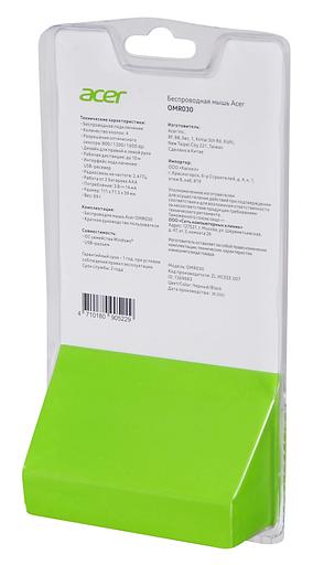 Мышь Acer OMR030 черный оптическая (1600dpi) беспроводная USB (3but) фото 9