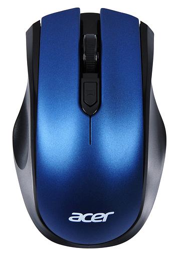 Мышь Acer OMR031 черный/синий оптическая (1600dpi) беспроводная USB (3but) фото 1