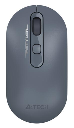 Мышь A4Tech Fstyler FG20 пепельный/синий оптическая (2000dpi) беспроводная USB для ноутбука (4but) фото 1