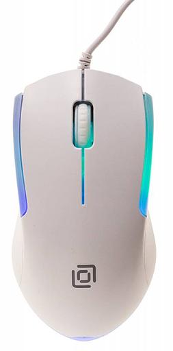 Мышь Оклик 245M белый оптическая (1000dpi) USB (3but) фото 10