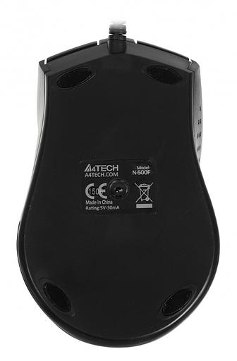 Мышь A4Tech V-Track Padless N-500F черный оптическая (1000dpi) USB (4but) фото 2