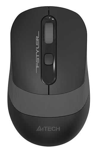 Мышь A4Tech Fstyler FG10S черный/серый оптическая (2000dpi) silent беспроводная USB (4but) фото 1