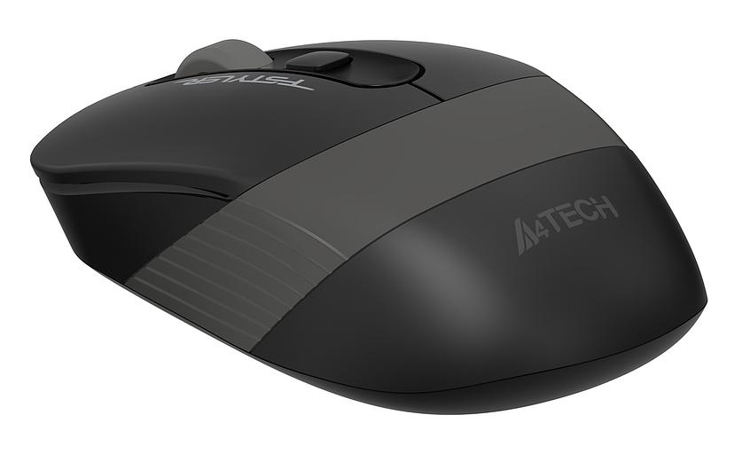 Мышь A4Tech Fstyler FG10S черный/серый оптическая (2000dpi) silent беспроводная USB (4but) фото 6