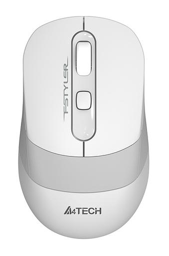 Мышь A4Tech Fstyler FG10 белый/серый оптическая (2000dpi) беспроводная USB (4but) фото 1