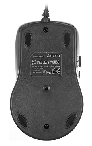 Мышь A4Tech V-Track Padless N-70FX черный оптическая (1600dpi) USB (7but) фото 2