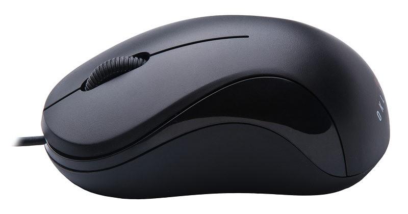 Мышь Оклик 115S черный оптическая (1200dpi) USB для ноутбука (2but) фото 3
