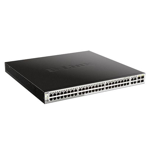 Коммутатор D-Link DGS-1210-52MP/FL1A 52G 48PoE+ 370W настраиваемый фото 1