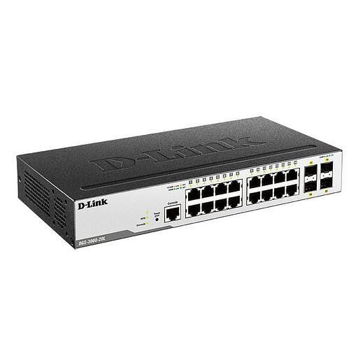 Коммутатор D-Link DGS-3000-20L/B1A 16G 4SFP управляемый фото 1
