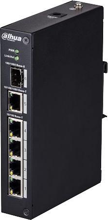 Коммутатор Dahua DH-PFS3106-4T 4x100Mb 1G неуправляемый фото 1