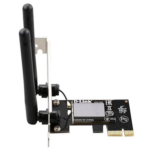 Сетевой адаптер WiFi D-Link DWA-548 DWA-548/10/C1A N300 PCI Express (ант.внеш.несъем.) 2ант. (упак.:10шт) фото 2