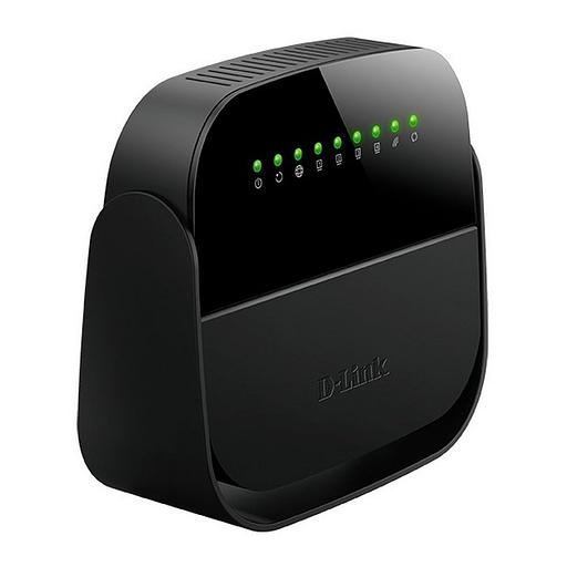 Роутер беспроводной D-Link DSL-2640U/R1A N150 ADSL2+/VDSL2 черный фото 1