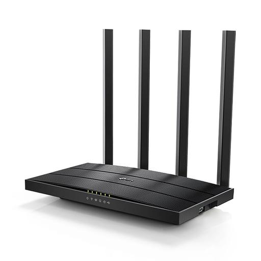 Роутер беспроводной TP-Link Archer C6U AC1200 10/100/1000BASE-TX черный фото 1