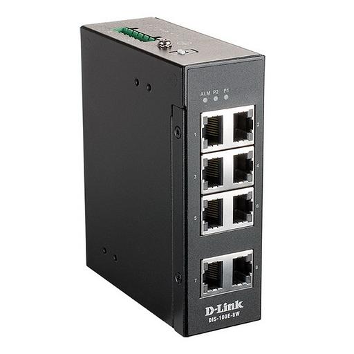 Коммутатор D-Link DIS-100E-8W/A1A 8x100Mb неуправляемый фото 1