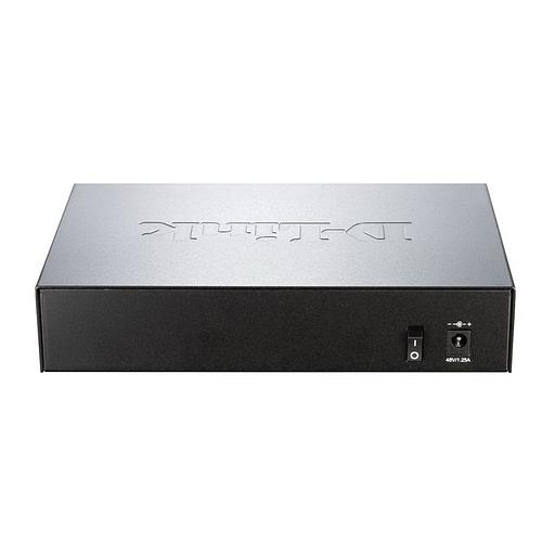 Коммутатор D-Link DGS-1008P/E1A 8G 4PoE+ 80W неуправляемый фото 2