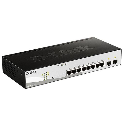 Коммутатор D-Link DGS-1210-10/F1A 8G 2SFP настраиваемый фото 1