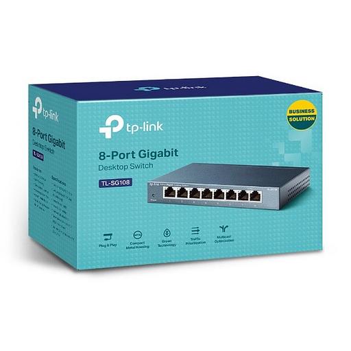 Коммутатор TP-Link TL-SG108 8G неуправляемый фото 2