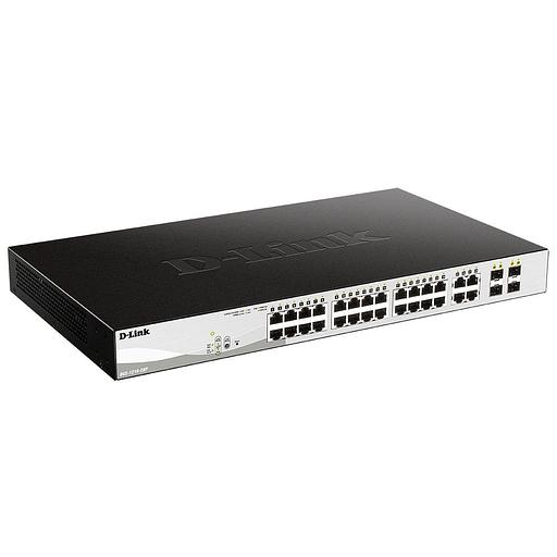 Коммутатор D-Link DGS-1210-28P/F1A 24G 24PoE 193W управляемый фото 1