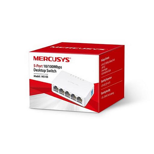Коммутатор Mercusys MS105 5x100Mb неуправляемый фото 2