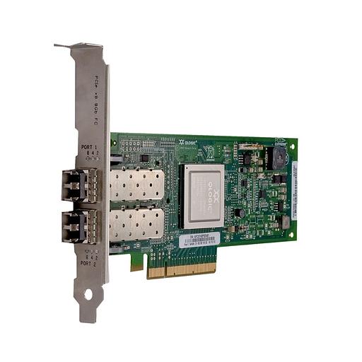 Контроллер Qlogic QLE2562-CK 8Gb 2-port FC HBA x8 PCIe LC multi-mode optic фото 1