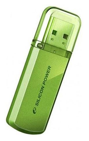 Флеш Диск Silicon Power 32Gb Helios 101 SP032GBUF2101V1N USB2.0 зеленый фото 1