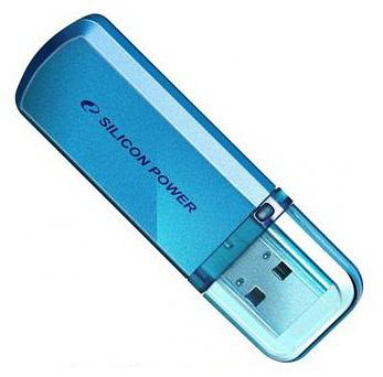 Флеш Диск Silicon Power 64Gb Helios 101 SP064GBUF2101V1B USB2.0 синий фото 1