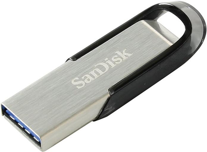Флеш Диск Sandisk 32Gb Cruzer Ultra Flair SDCZ73-032G-G46 USB3.0 серебристый/черный фото 1