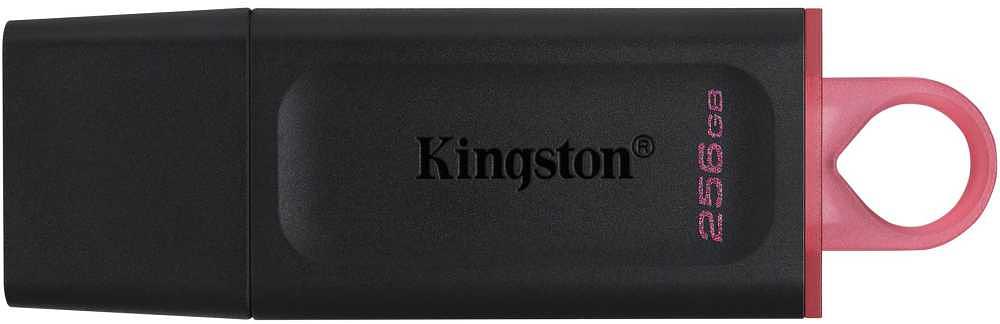 Флеш Диск Kingston 256Gb DataTraveler Exodia DTX/256GB USB3.1 черный/красный фото 1