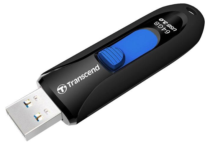 Флеш Диск Transcend 64Gb Jetflash 790 TS64GJF790K USB3.0 черный фото 3
