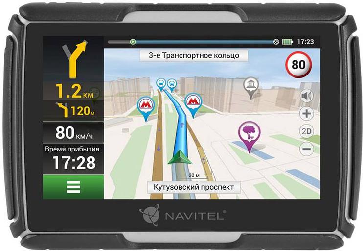 Навигатор Автомобильный GPS Navitel G550 Moto 4.3" 480x272 8Gb microSD черный Navitel фото 3