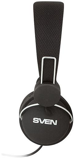 Наушники накладные Sven AP-320M 1.2м черный проводные оголовье фото 3