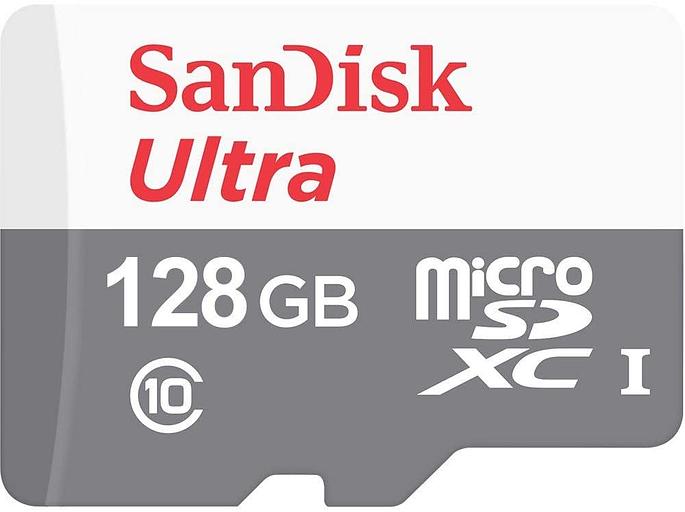 Флеш карта microSDXC 128Gb Class10 Sandisk SDSQUNR-128G-GN6MN Ultra Light w/o adapter фото 1