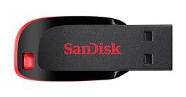 Флеш Диск Sandisk 32Gb Cruzer Blade SDCZ50-032G-B35 USB2.0 черный/красный фото 3