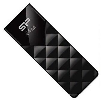Флеш Диск Silicon Power 64Gb Ultima U03 SP064GBUF2U03V1K USB2.0 черный фото 1
