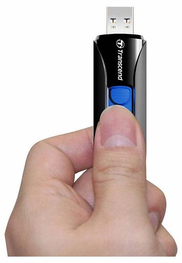 Флеш Диск Transcend 128Gb Jetflash 790 TS128GJF790K USB3.0 черный/синий фото 5