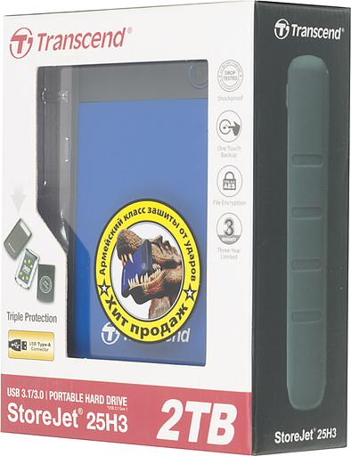 Жесткий диск Transcend StoreJet 25H3 (TS2TSJ25H3B) фото 6