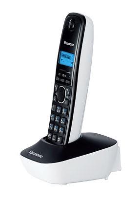 Р/Телефон Dect Panasonic KX-TG1611RUW белый/черный АОН фото 1