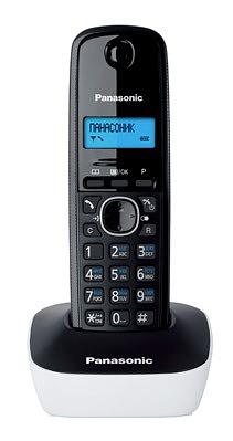 Р/Телефон Dect Panasonic KX-TG1611RUW белый/черный АОН фото 2