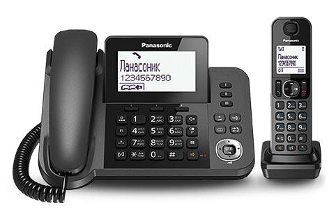 Р/Телефон Dect Panasonic KX-TGF310RUM серый металлик АОН фото 1
