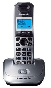 Р/Телефон Dect Panasonic KX-TG2511RUM серый металлик/черный АОН фото 2