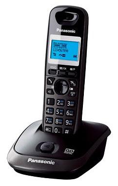Р/Телефон Dect Panasonic KX-TG2521RUT темно-серый металлик автооветчик АОН фото 1