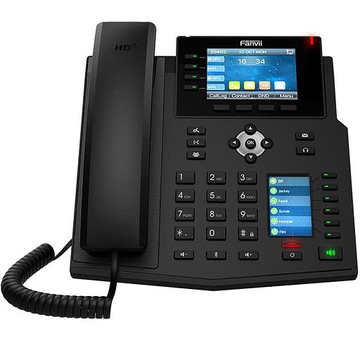 Телефон IP Fanvil X5U черный фото 2