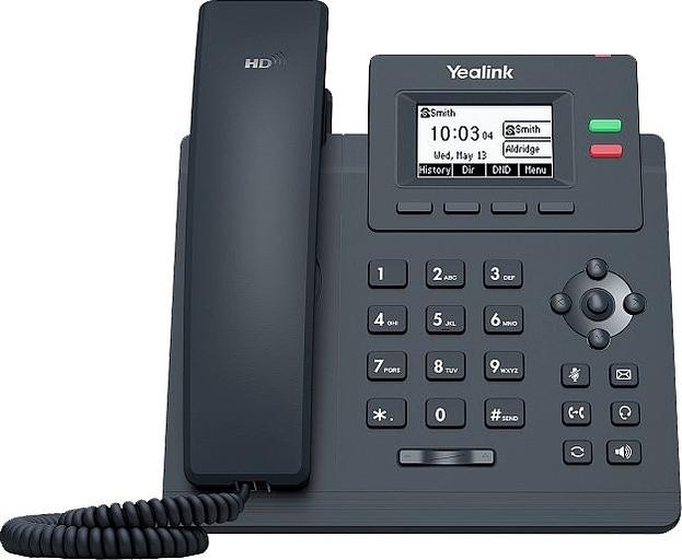 Телефон SIP Yealink SIP-T31P WITHOUT PSU черный фото 2