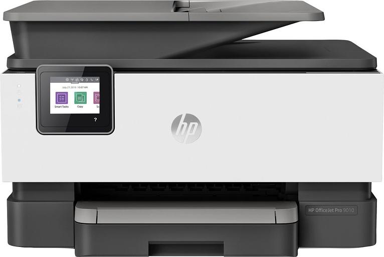 МФУ струйный HP Officejet Pro 9013 AiO (1KR49B) A4 Duplex WiFi USB RJ-45 белый/серый фото 1