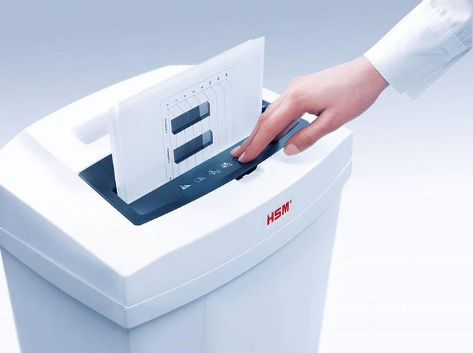 Шредер HSM Securio C14-3,9 (секр.Р-2)/ленты/14лист./20лтр./скрепки/скобы/пл.карты фото 3